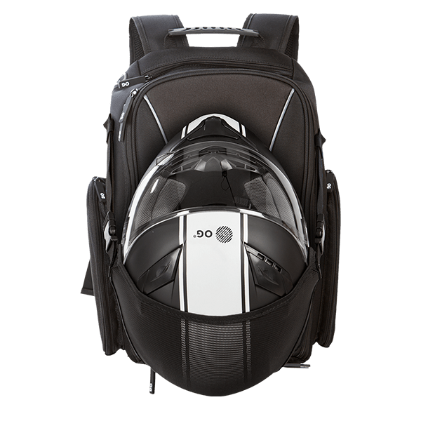 OG Original Mochila Moto GO Negra Impermeable 20L, Bolsa Porta